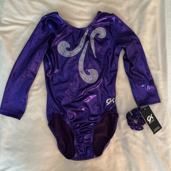 GK Other - ⭐️2/$80⭐️ GK 3/4 Sleeve RHINESTONE Gymnastics Leotard (multiple adult sizes!)